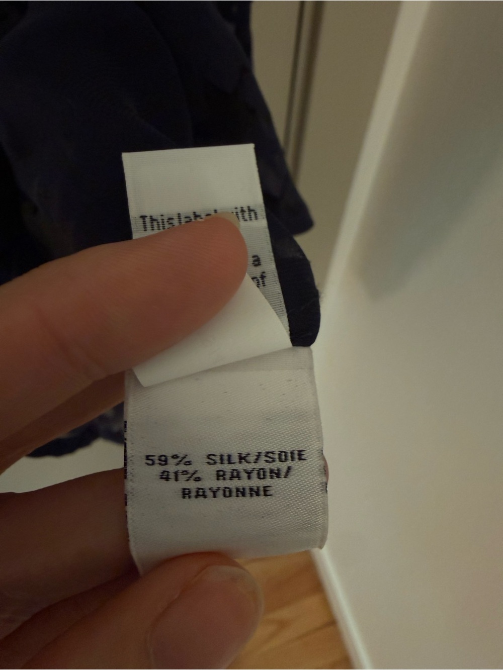 Diane von Furstenberg Lorelei Silk blend sheer navy black stars 4th of July 8 - Picture 7 of 8